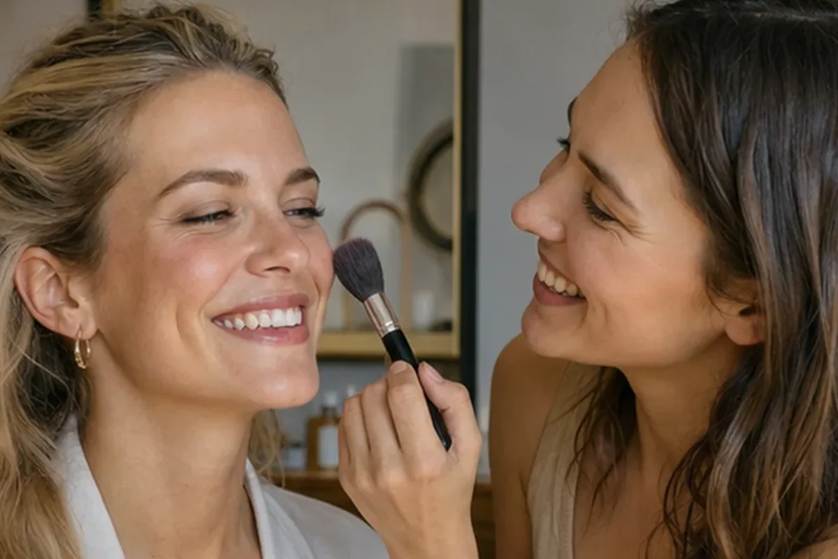 Redaktioneller Beauty-Moment zur Ausgangslage bei Highlighter für trockene Haut