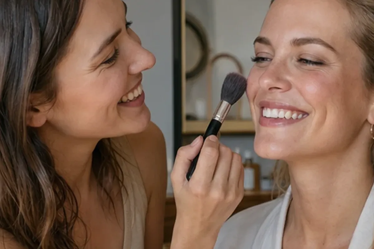 Redaktioneller Beauty-Moment zur Ausgangslage bei Setting Spray bei Rötungen