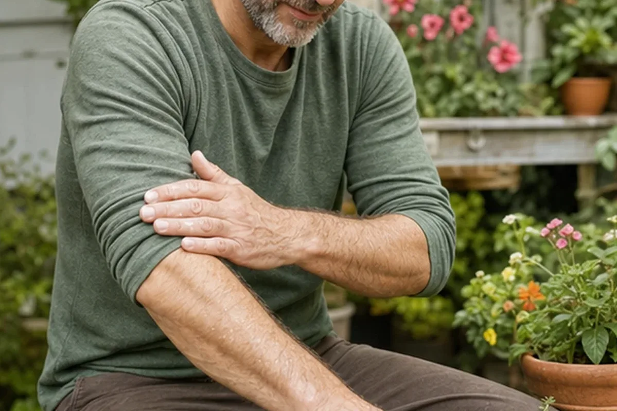 Emotionaler und authentischer Anwendungsmoment rund um Body Butter bei brüchigen Nägeln