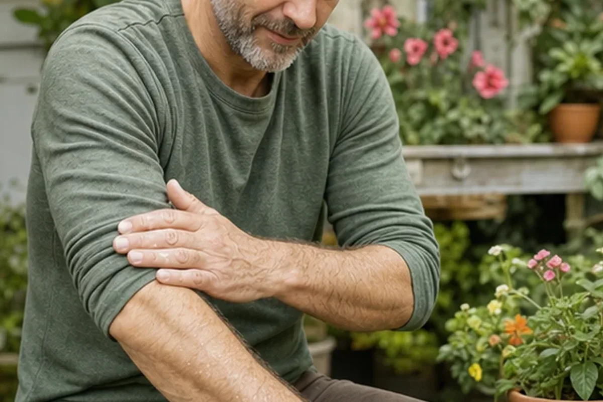 Authentischer Wohlfühlmoment passend zum Beauty-Thema Body Butter bei Keratosis pilaris