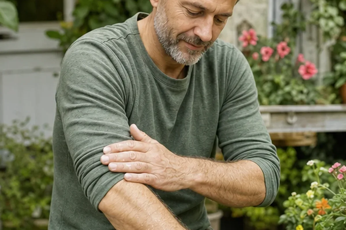 Redaktioneller Beauty-Moment zur Ausgangslage bei Duschgel bei Keratosis pilaris
