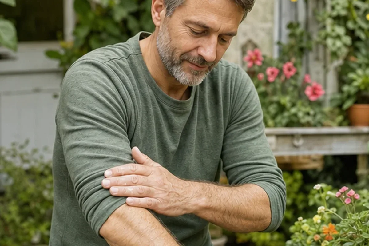Emotionaler und authentischer Anwendungsmoment rund um Deodorant für empfindliche Haut