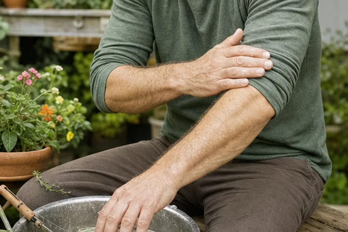 Redaktionelle Detailaufnahme zur Orientierung bei Body Butter für beanspruchte Hände