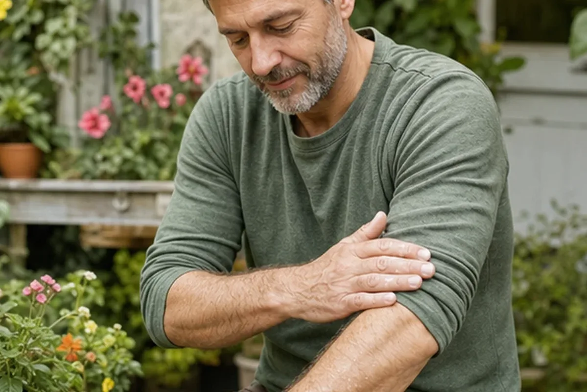 Authentischer Wohlfühlmoment passend zum Beauty-Thema Körperöl bei Keratosis pilaris
