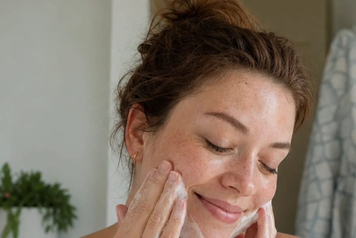 Authentische Beauty-Routine passend zum Thema Hautbarriere-Pflege für unreine Haut