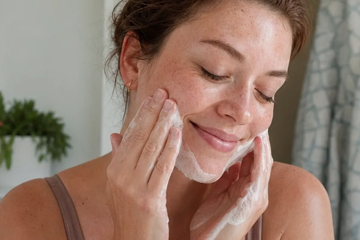 Authentische Beauty-Routine passend zum Thema Chemisches Peeling für unreine Haut