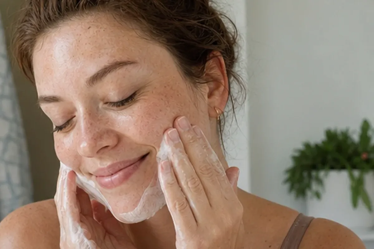 Authentische Beauty-Routine passend zum Thema Chemisches Peeling für unreine Haut