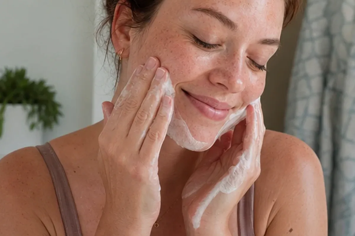 Redaktioneller Beauty-Moment zur Ausgangslage bei Anti-Aging-Routine bei ersten Fältchen