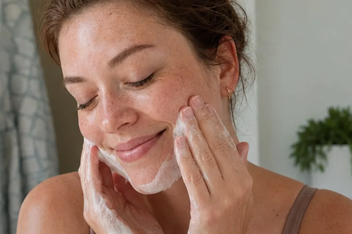 Redaktioneller Beauty-Moment zur Ausgangslage bei Retinol-Serum bei ersten Fältchen