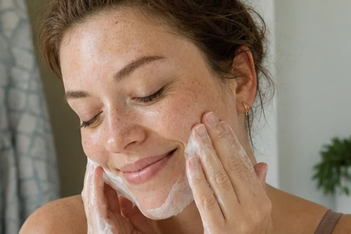 Redaktioneller Beauty-Moment zur Ausgangslage bei Gesichtscreme für empfindliche Haut