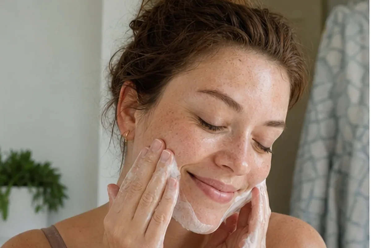 Authentische Beauty-Routine passend zum Thema Hautbarriere-Pflege für unreine Haut