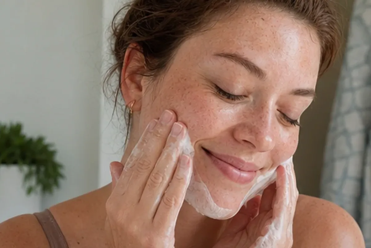 Redaktioneller Beauty-Moment zur Ausgangslage bei Vitamin-C-Serum für unreine Haut