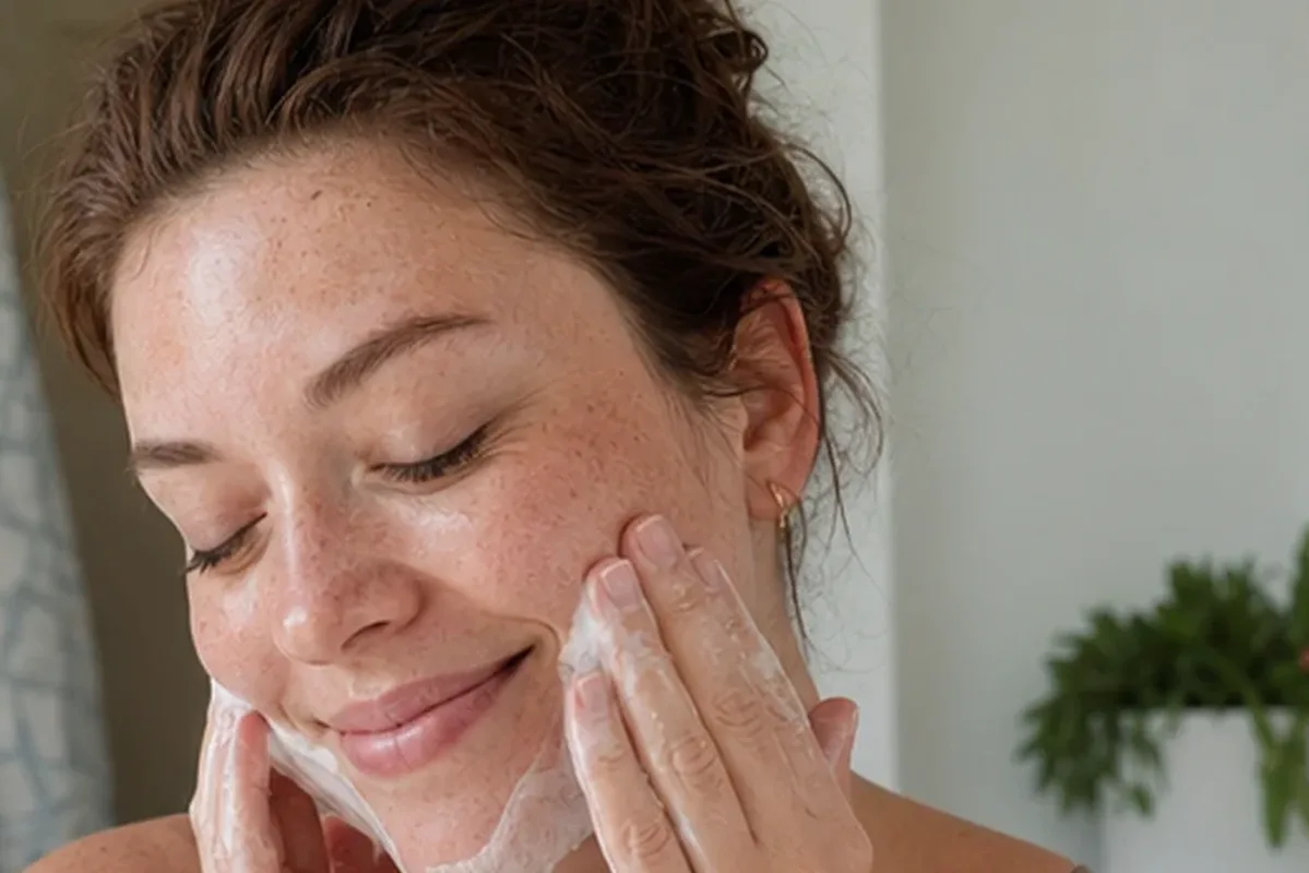 Authentische Beauty-Routine passend zum Thema Sonnenschutz bei Rötungen