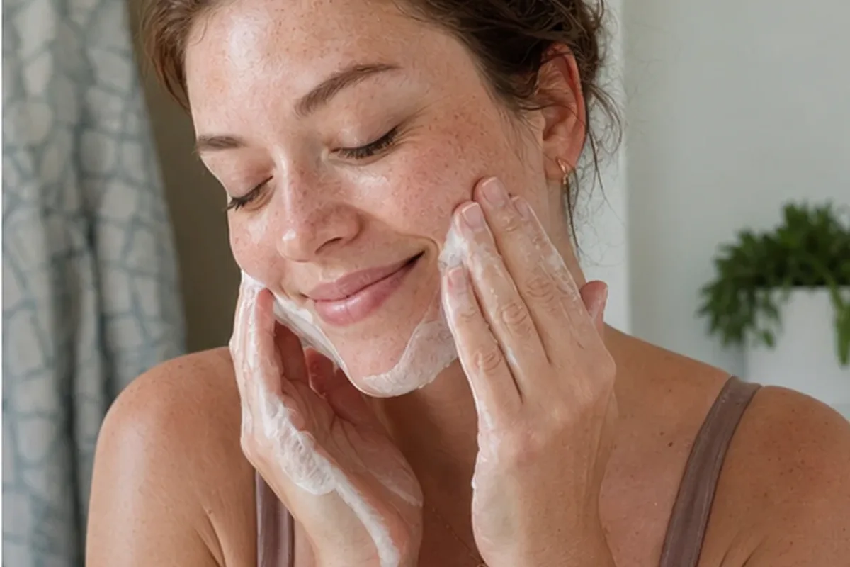 Redaktioneller Beauty-Moment zur Ausgangslage bei Gesichtscreme für Mischhaut