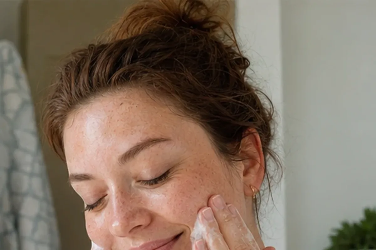 Hochwertige Beauty-Inszenierung zu Auswahlkriterien für Sonnenschutz für trockene Haut
