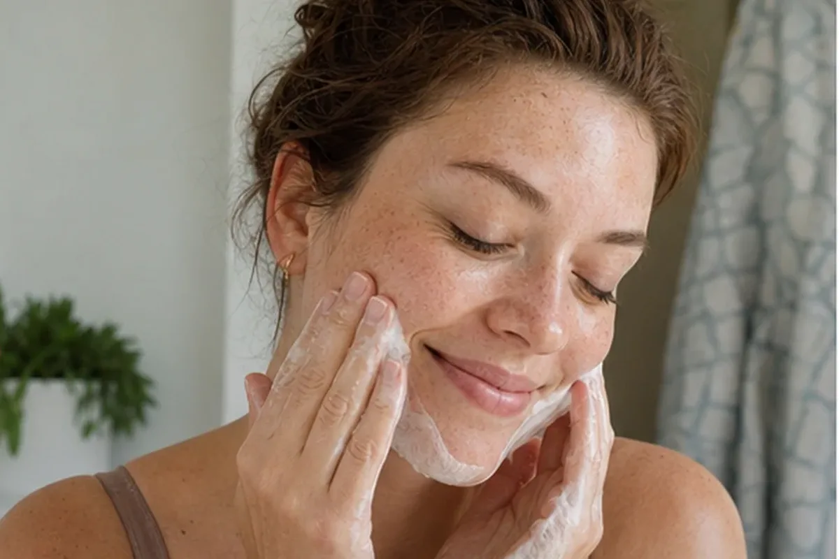 Authentische Beauty-Routine passend zum Thema Gesichtswasser für fettige Haut