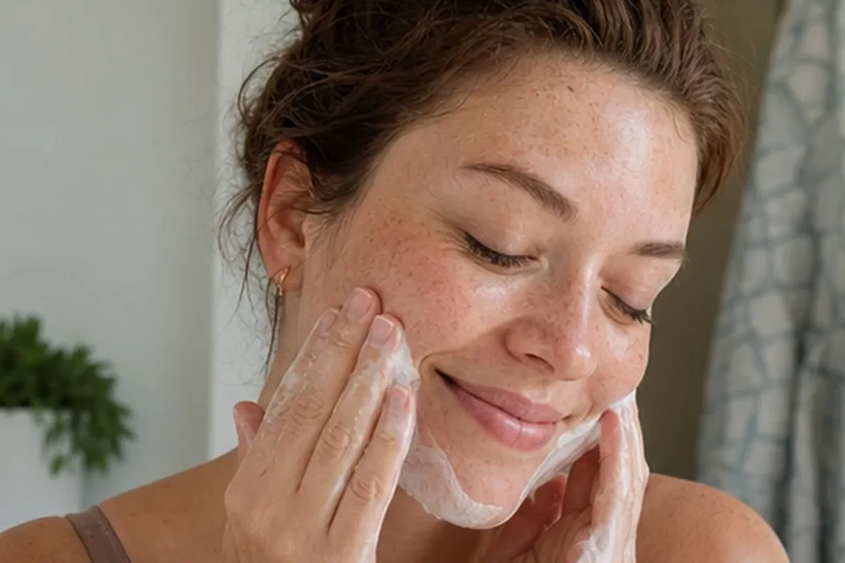Authentische Beauty-Routine passend zum Thema Gesichtsreiniger im Vergleich