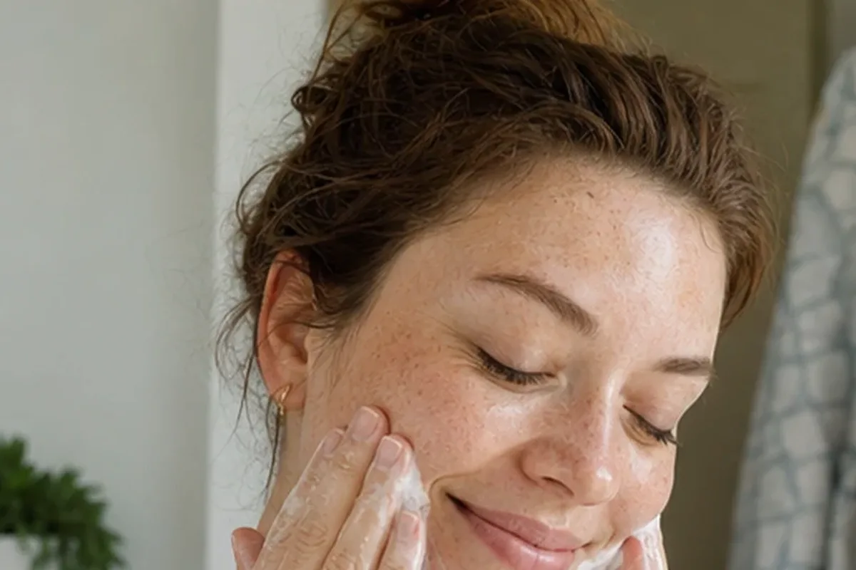 Emotionaler und authentischer Anwendungsmoment rund um Chemisches Peeling für Mischhaut