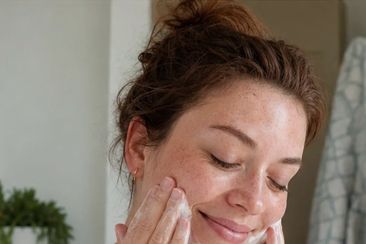 Hochwertige Beauty-Inszenierung zu Auswahlkriterien für Hautbarriere-Pflege für fettige Haut