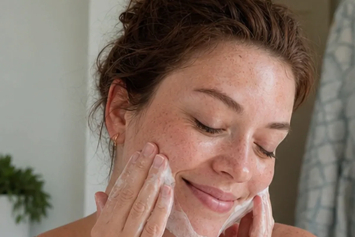 Redaktionelle Detailaufnahme zur Orientierung bei Retinol-Serum für unreine Haut