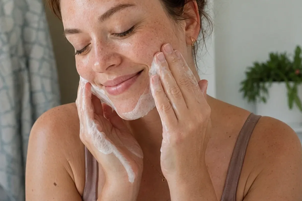 Redaktionelle Detailaufnahme zur Orientierung bei Retinol-Serum für trockene Haut