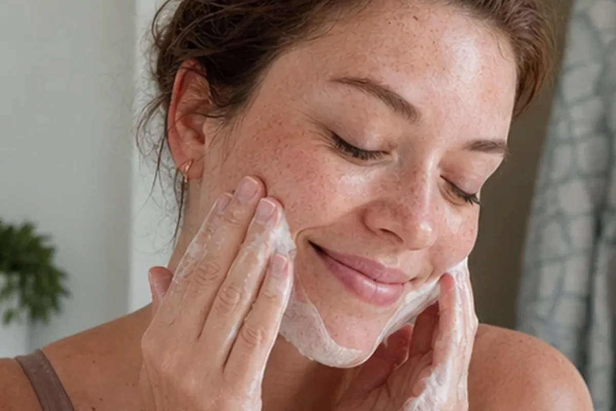 Redaktioneller Beauty-Moment zur Ausgangslage bei Gesichtscreme für unreine Haut