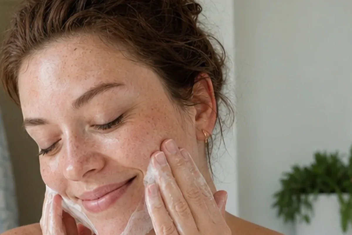 Redaktioneller Beauty-Moment zur Ausgangslage bei Niacinamid-Serum für fettige Haut
