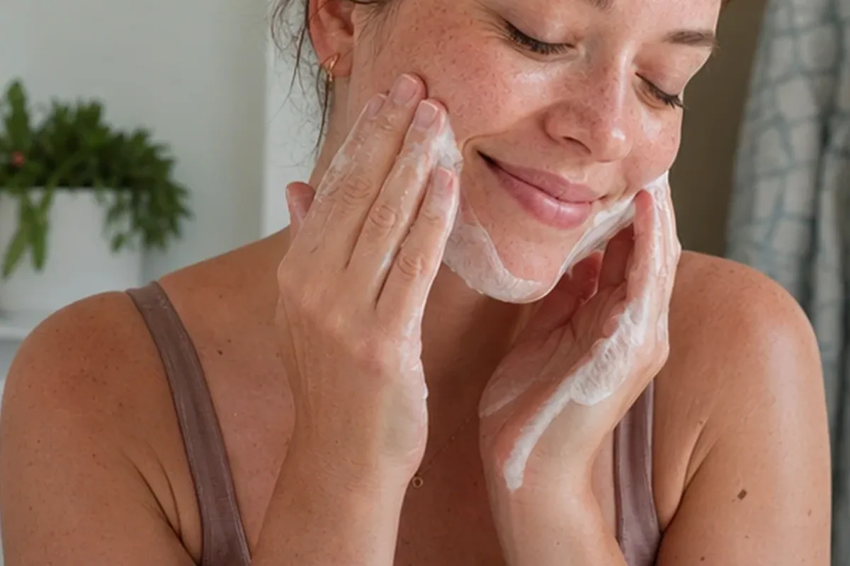 Redaktioneller Beauty-Moment zur Ausgangslage bei Vitamin-C-Serum für Mischhaut