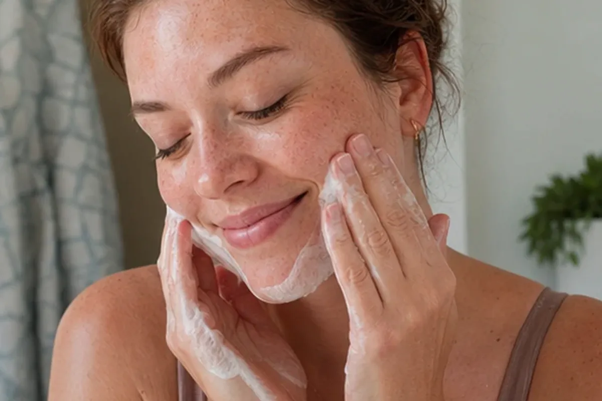 Hochwertige Beauty-Inszenierung zu Auswahlkriterien für Niacinamid-Serum bei Pigmentflecken