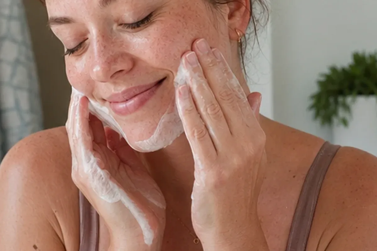 Authentische Beauty-Routine passend zum Thema Augenpflege bei Rötungen