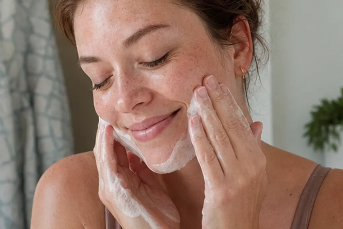 Authentische Beauty-Routine passend zum Thema Anti-Aging-Routine für fettige Haut