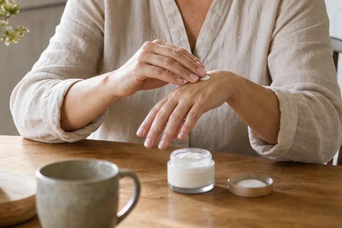 Authentische Beauty-Routine passend zum Thema Körperlotion für empfindliche Haut