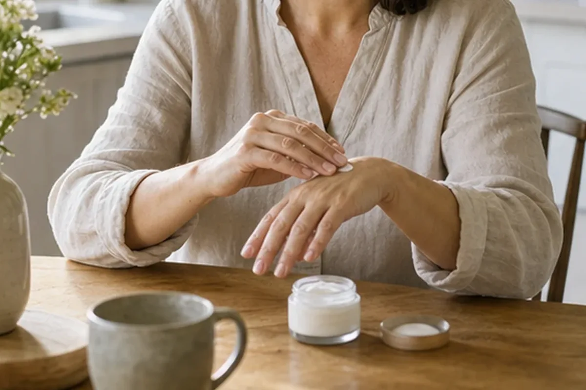 Authentische Beauty-Routine passend zum Thema Deodorant für empfindliche Haut