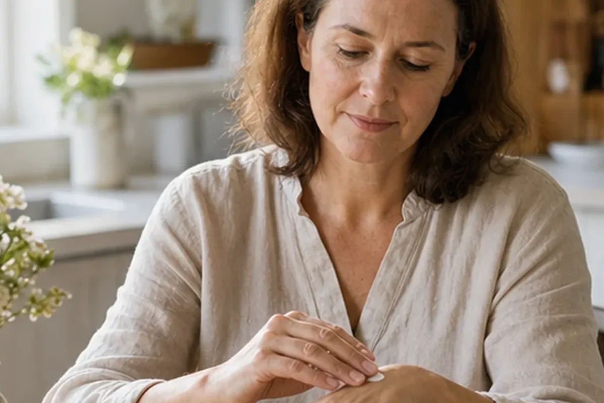 Authentische Beauty-Routine passend zum Thema Nagelöl für beanspruchte Hände