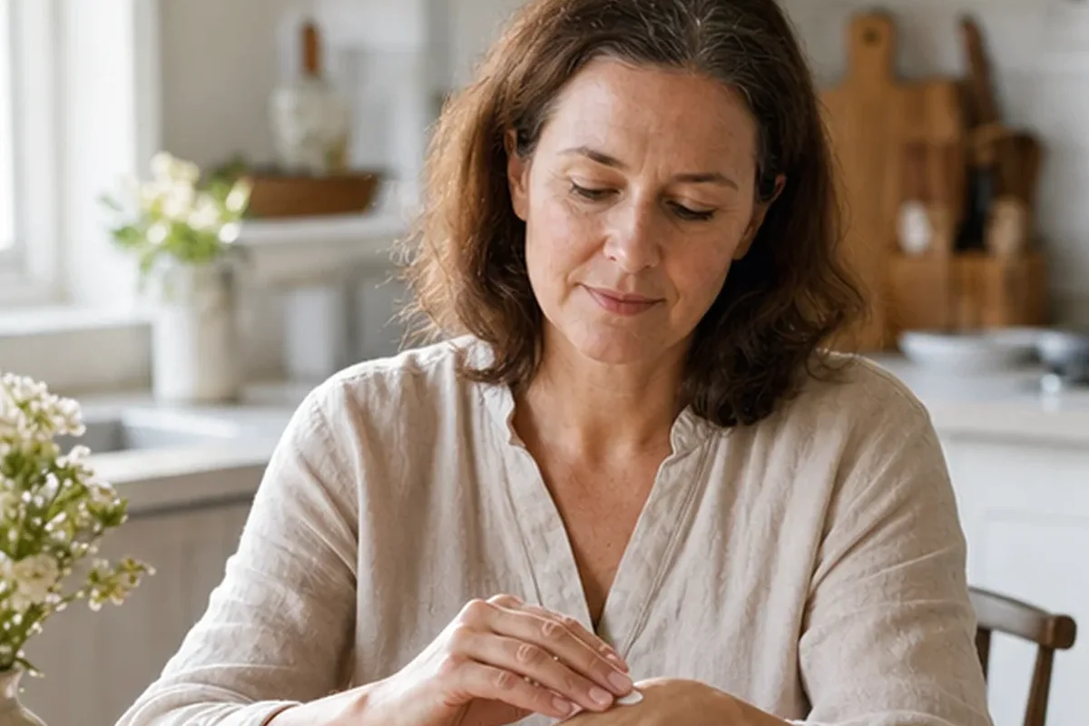 Hochwertige Beauty-Inszenierung zu Auswahlkriterien für Duschgel bei Keratosis pilaris