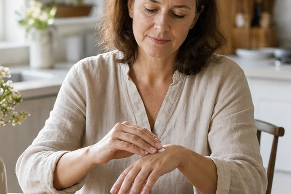 Authentische Beauty-Routine passend zum Thema Körperlotion bei Keratosis pilaris