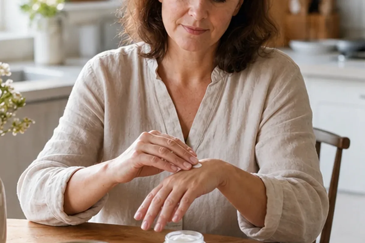 Authentische Beauty-Routine passend zum Thema Körperpeeling bei Keratosis pilaris