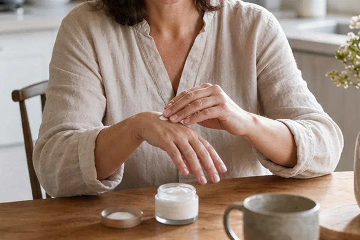 Authentische Beauty-Routine passend zum Thema Nagelöl für empfindliche Haut