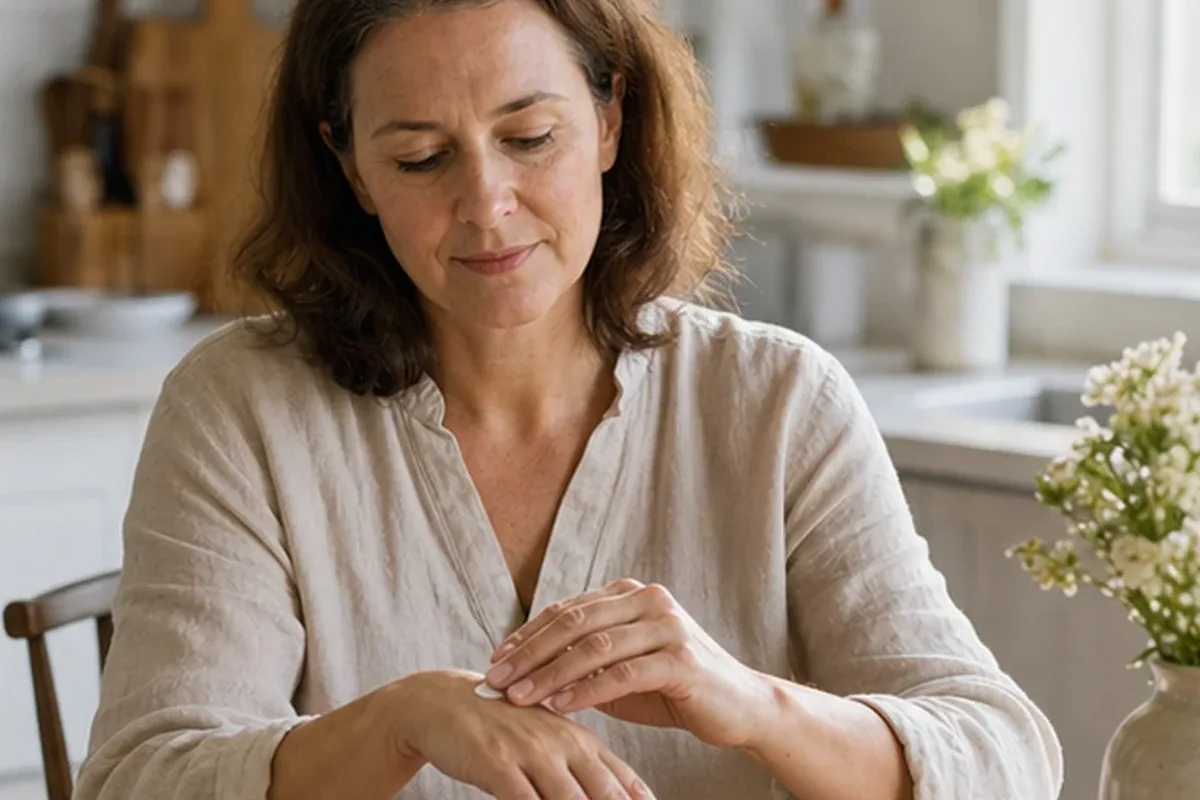 Redaktioneller Beauty-Moment zur Ausgangslage bei Körperlotion für müde Füße