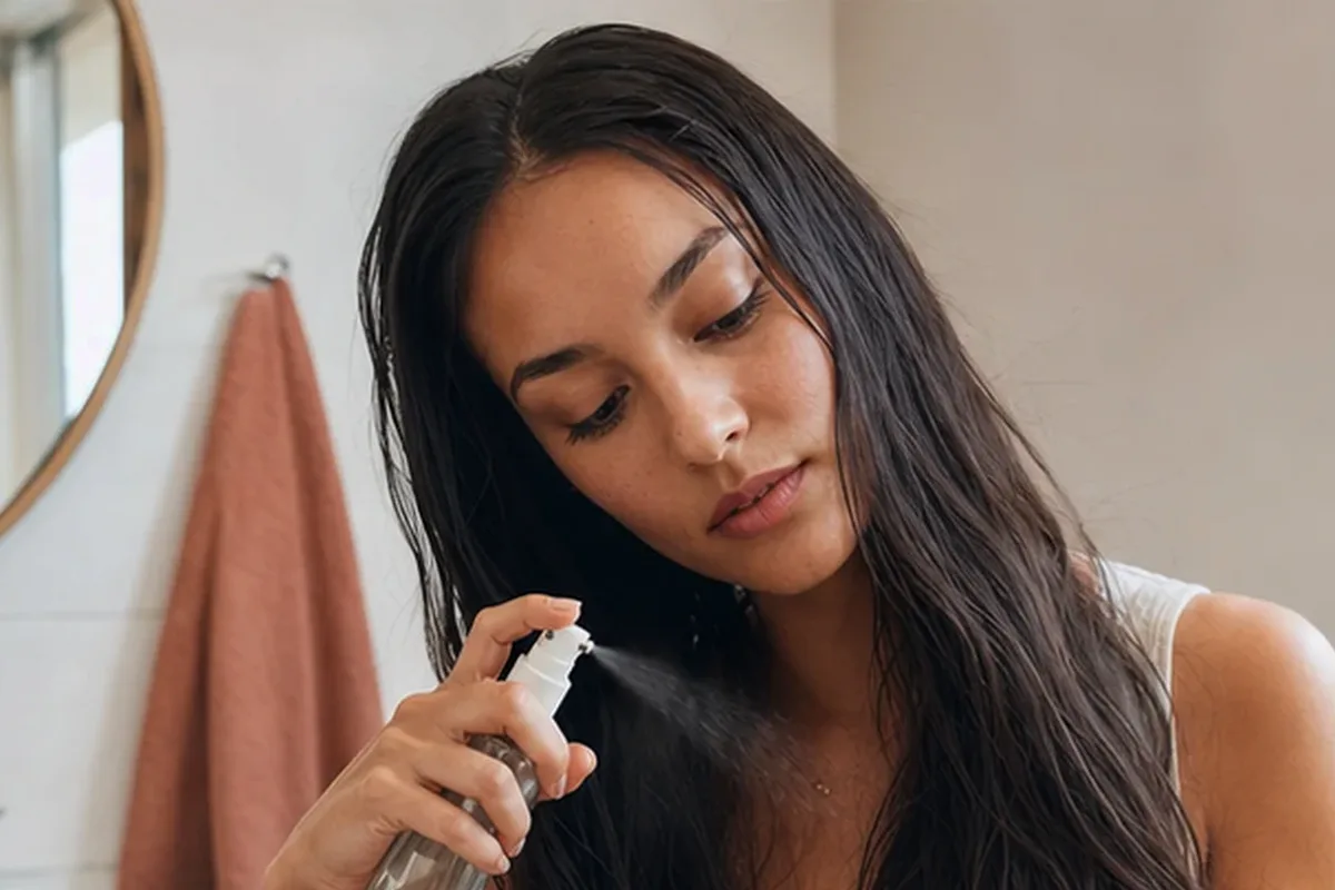 Redaktioneller Beauty-Moment zur Ausgangslage bei Tiefenreinigungsshampoo bei Haarbruch