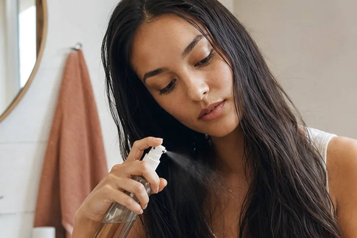Hochwertige Beauty-Inszenierung zu Auswahlkriterien für Lockencreme für empfindliche Kopfhaut