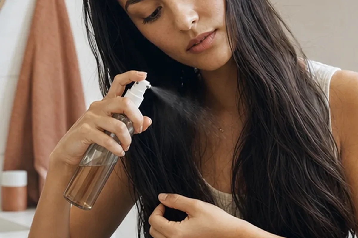 Redaktioneller Beauty-Moment zur Ausgangslage bei Haartrockner für trockenes Haar