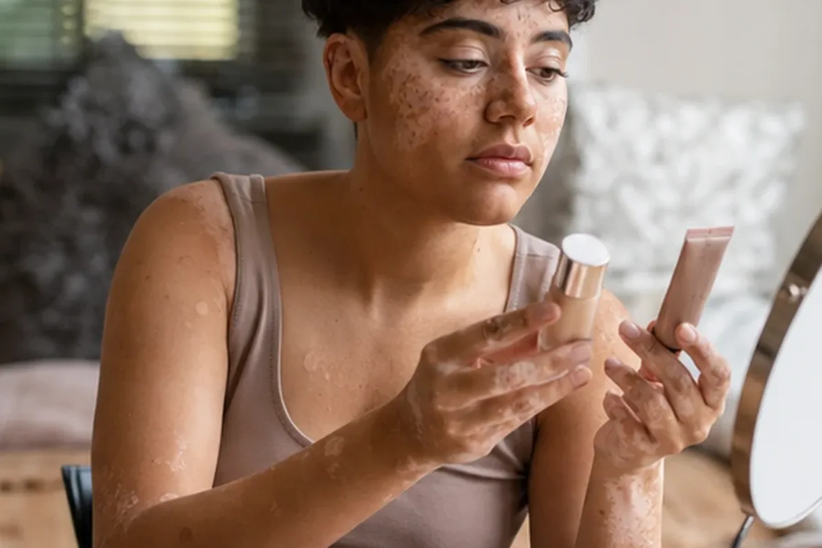 Hochwertige Beauty-Inszenierung zu Auswahlkriterien für Bronzer für trockene Haut