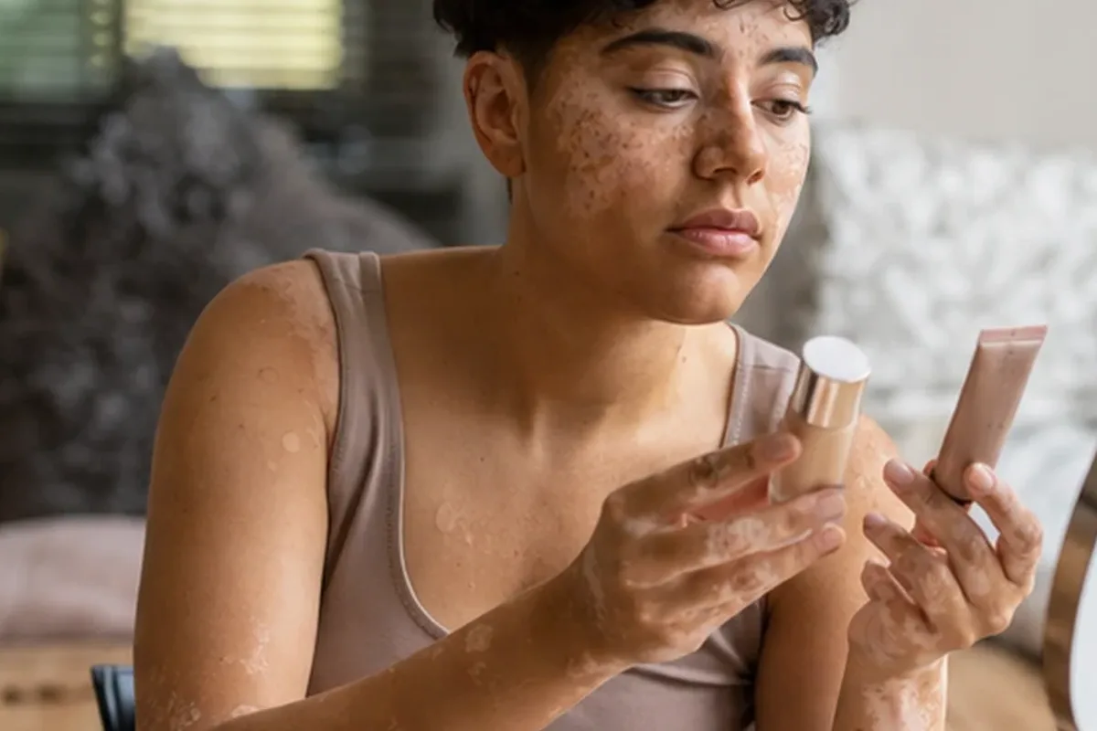 Authentische Beauty-Routine passend zum Thema Lidschatten für reife Haut
