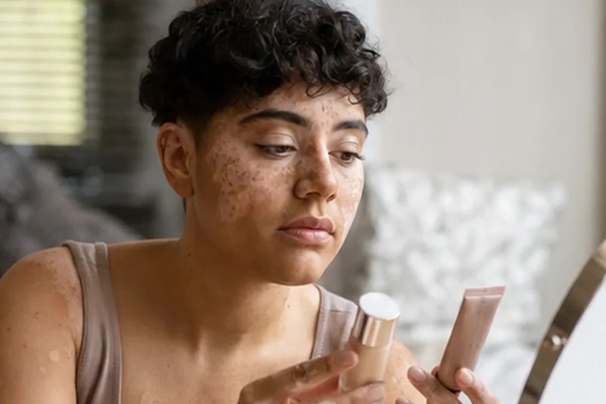 Authentische Beauty-Routine passend zum Thema Foundation bei großen Poren