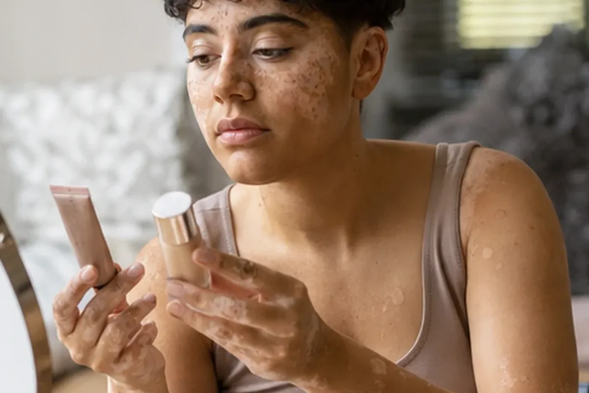 Redaktioneller Beauty-Moment zur Ausgangslage bei Puder für empfindliche Haut