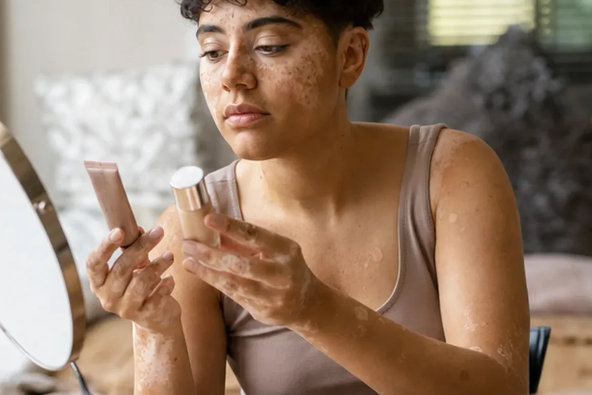 Redaktioneller Beauty-Moment zur Ausgangslage bei Concealer bei Rötungen