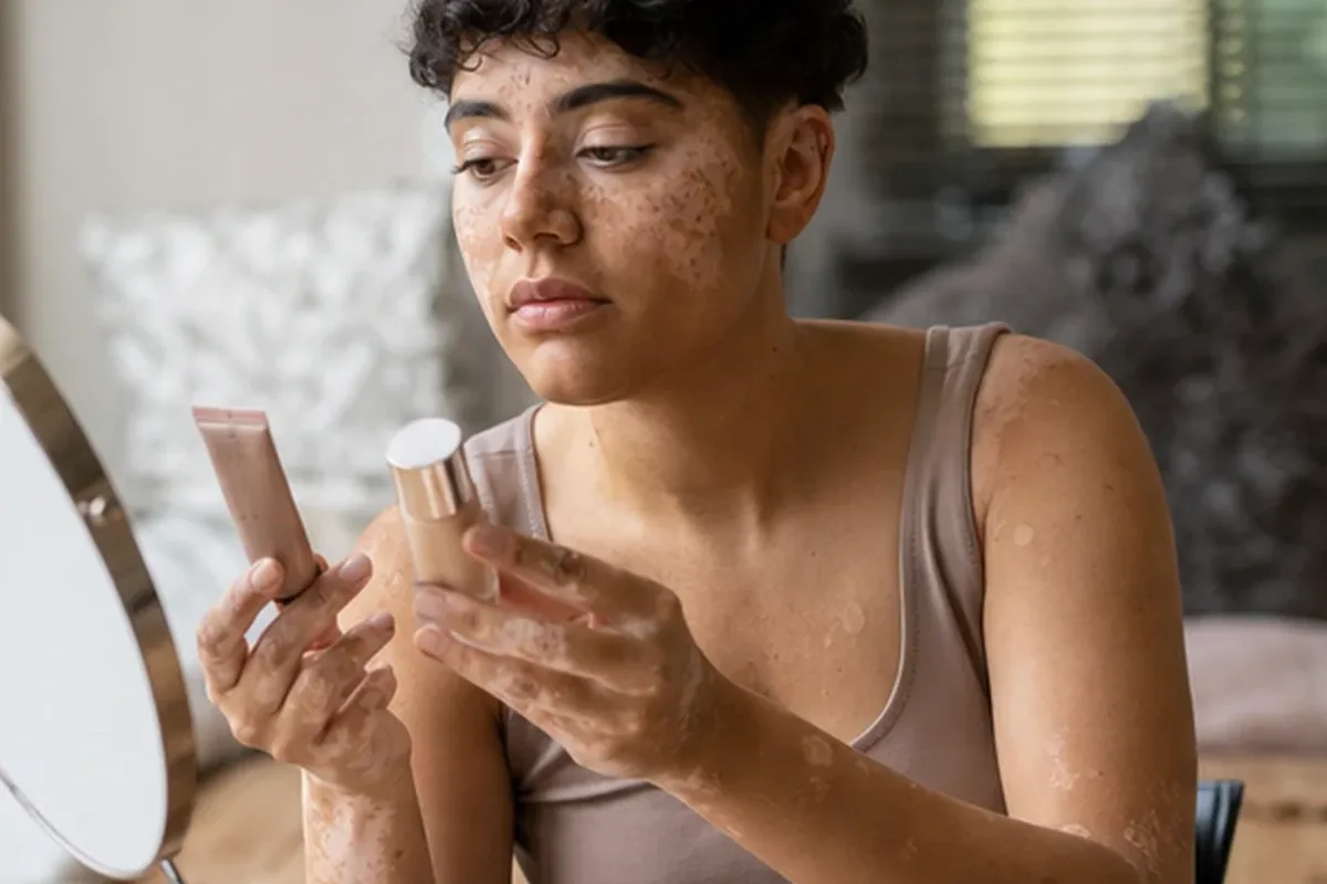 Redaktionelle Detailaufnahme zur Orientierung bei Augenbrauengel für einen natürlichen Look