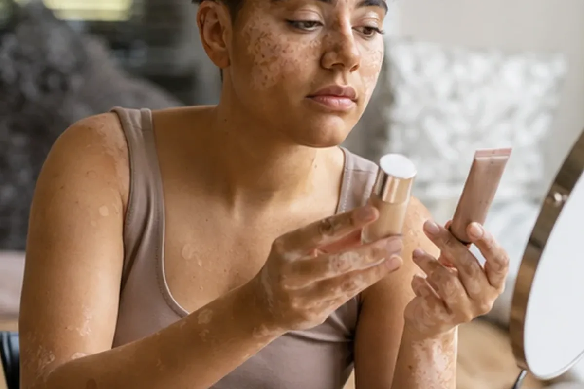 Authentische Beauty-Routine passend zum Thema Rouge für trockene Haut