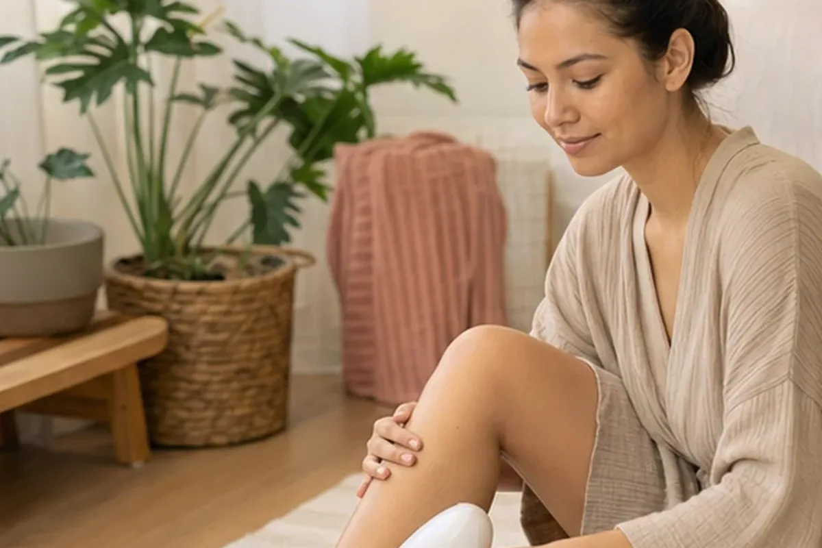 Redaktioneller Beauty-Moment zur Ausgangslage bei Rasieröl bei eingewachsenen Haaren